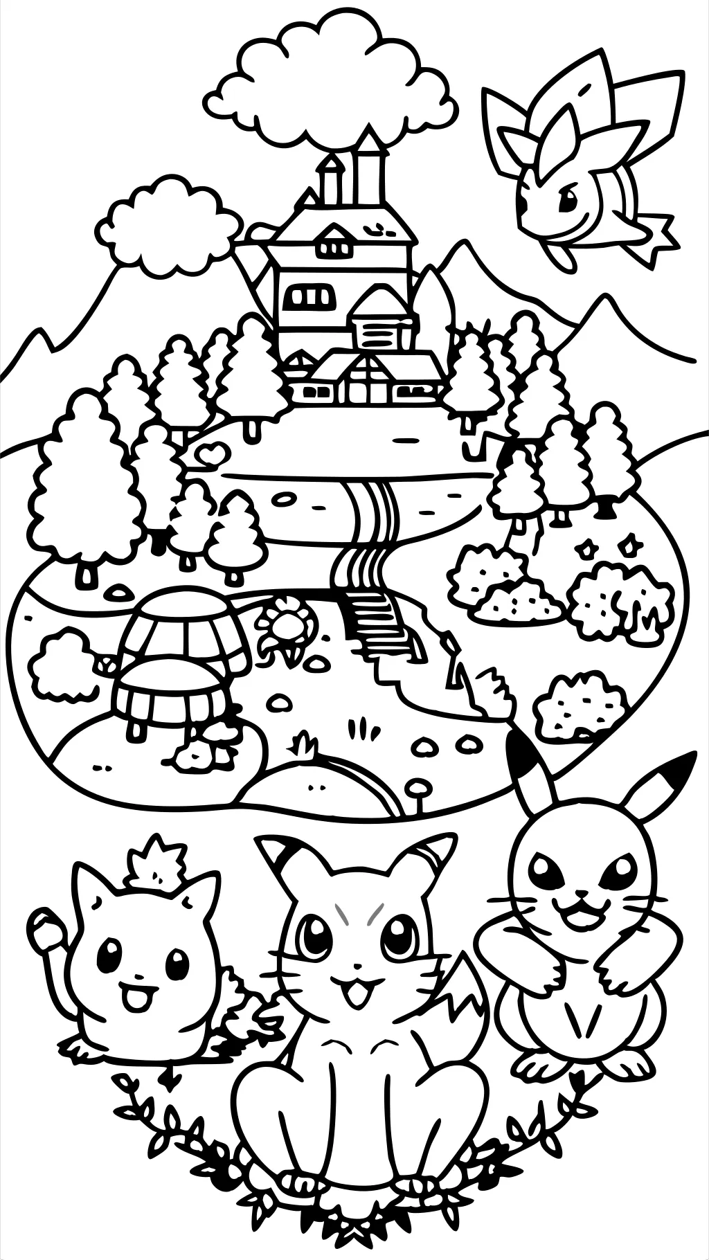 coloriage pokemon tous les pokemon